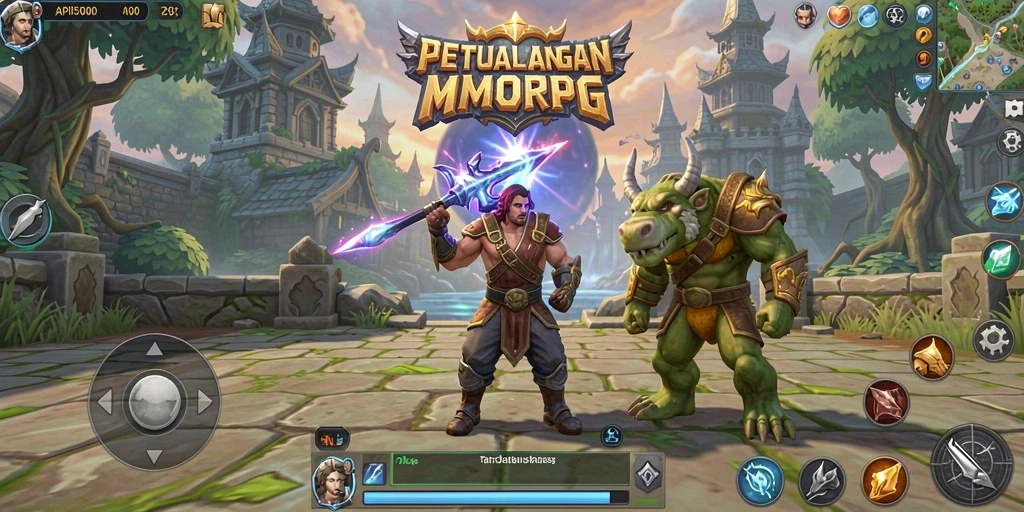 Tangkapan layar gameplay memukau dari API5000 dengan petualangan epik.