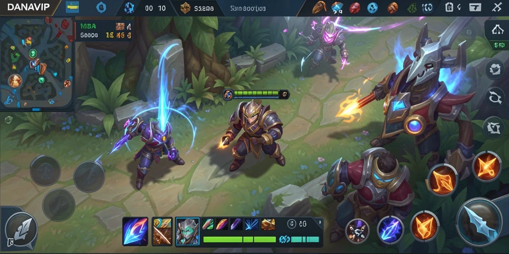 Screenshot gameplay <strong>DANAVIP</strong> yang menampilkan karakter dalam aksi seru.