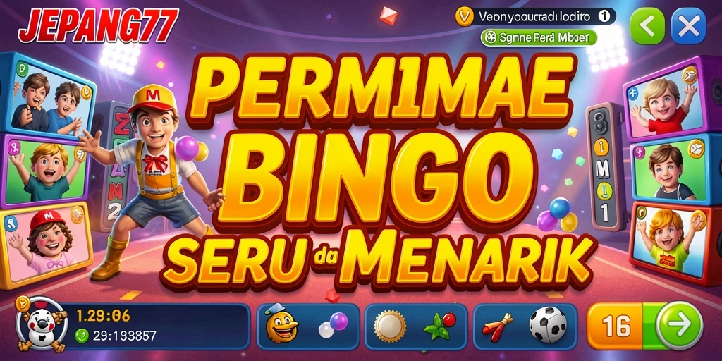 Tampilan gameplay Bingo yang menarik di JEPANG77.