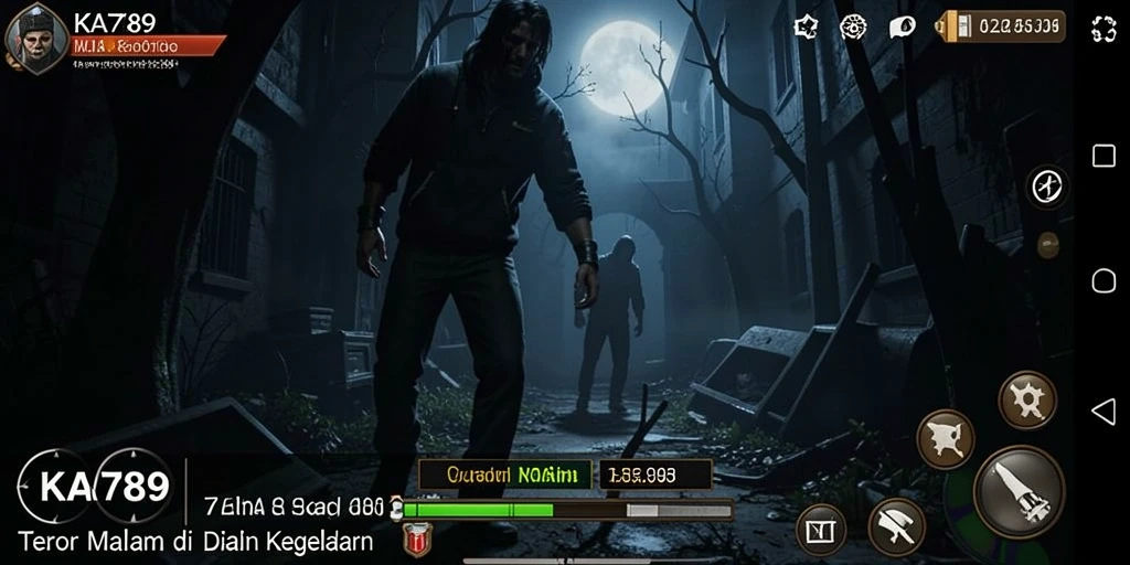 Tampilan gameplay KA789 yang menegangkan dan menyeramkan.