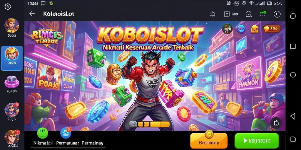 Tampilan menarik gameplay <strong>KOBOISLOT</strong> dengan aksi yang seru.