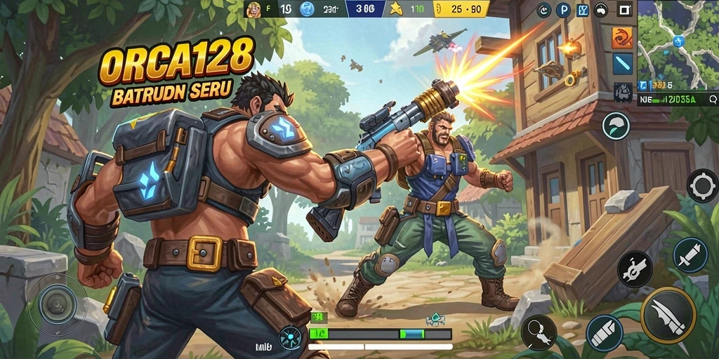 Gameplay menegangkan dalam pertarungan Battle Royale.
