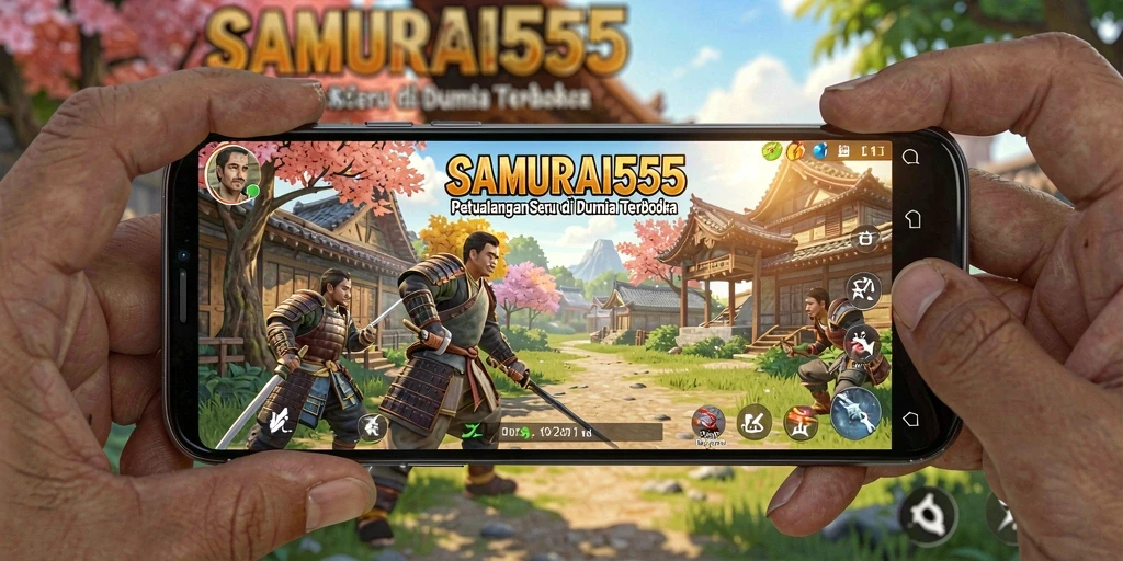 Tampilan gameplay mendebarkan dalam dunia terbuka SAMURAI555.