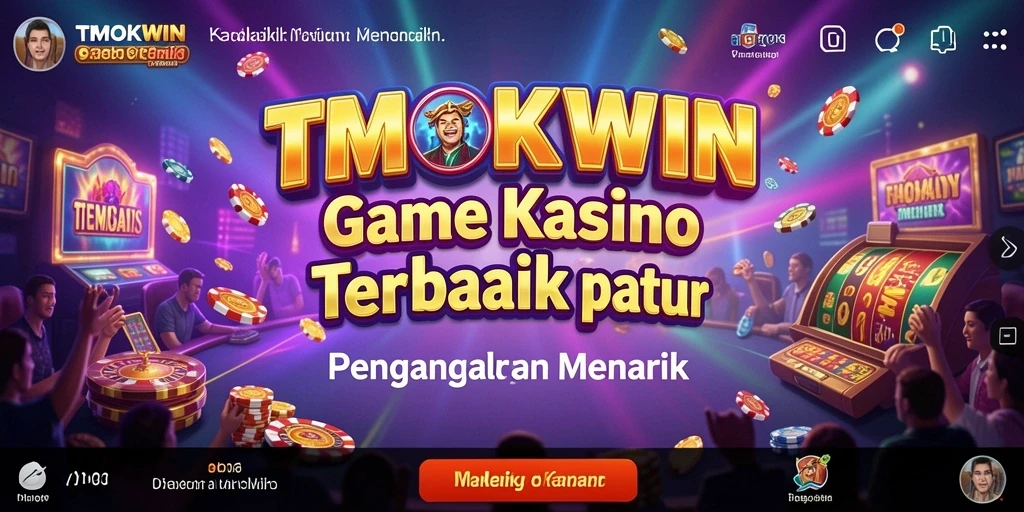 Tampilan permainan Kasino yang menarik dan dinamis di TMOKWIN.