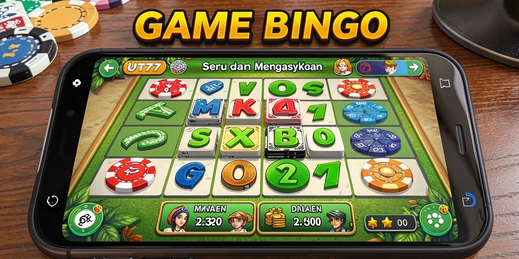 Tampilan gameplay seru di UT77 Bingo, penuh warna dan tantangan.